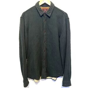 Scotch & Soda Olive Green Quilted Couture Button Down Size XL